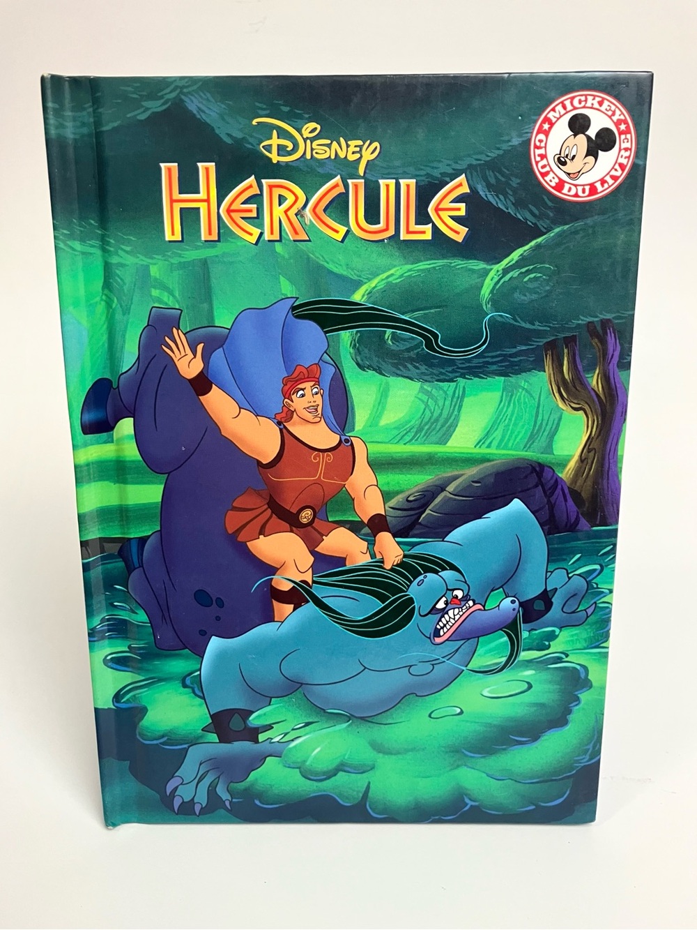 90s Vintage French Book Disney Hercule 1997 Mickey Club du Livre francais